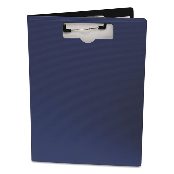 Baumgartens 9" x 12" Portfolio Clipboard, 1/2" capacity, Blue 61633